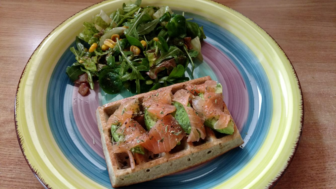 Gofres de calabacín